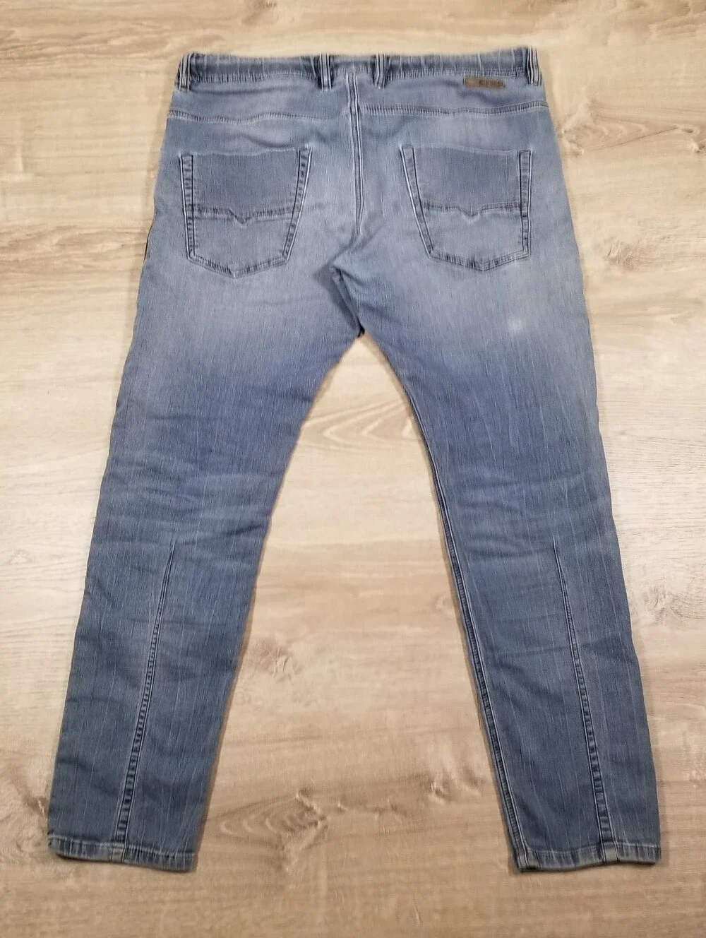Diesel Industry Krooley Denim Sweat Pants Mens 34x30 Relaxed Straight Tapered